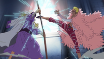 Doflamingo Attacks Issho