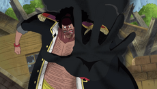 Barbanegra usando kurouzu.