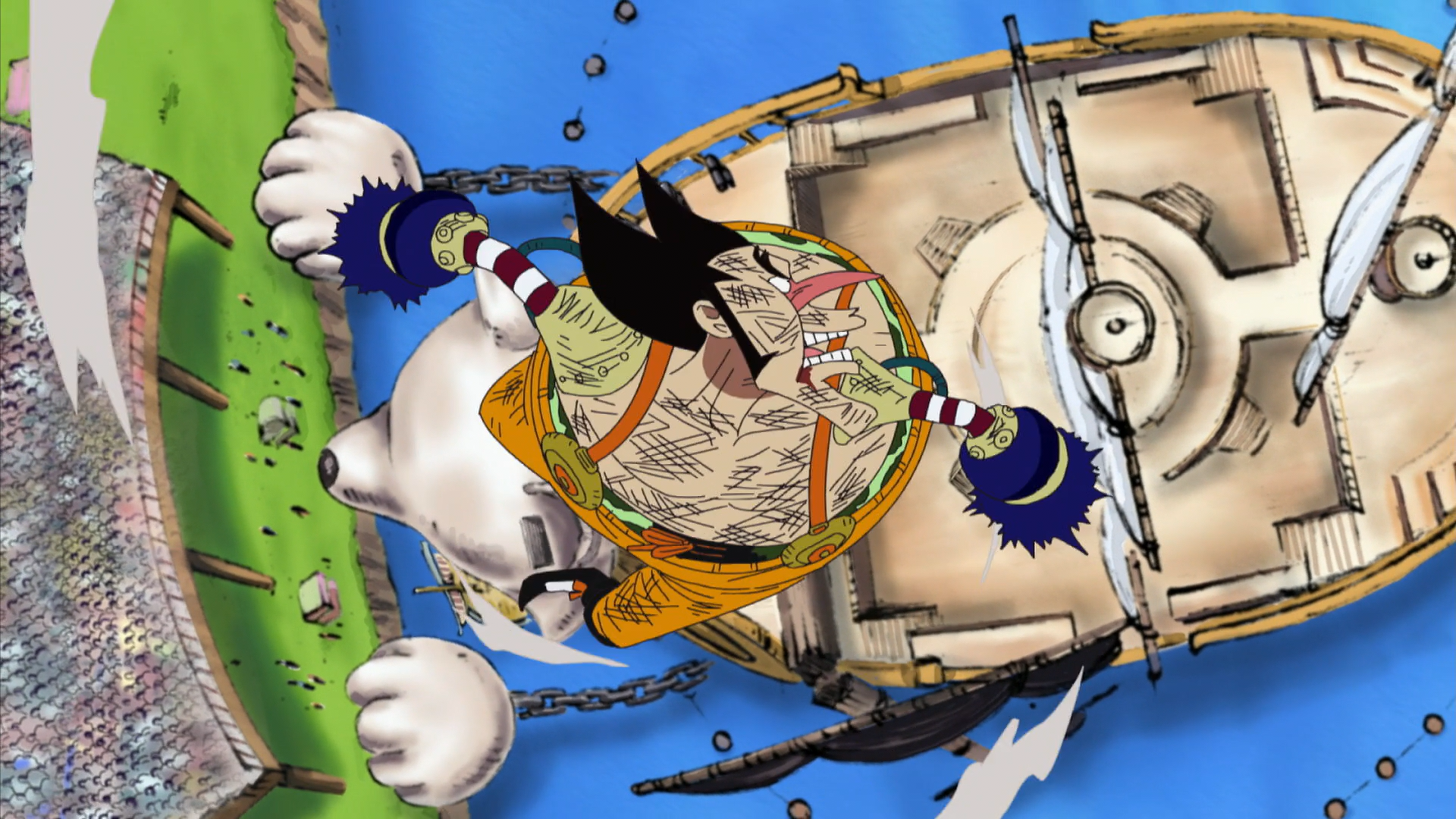 Luffy vs Don Krieg,Arlong,Wapol, Crocodile,Luccy,Oars, Hody