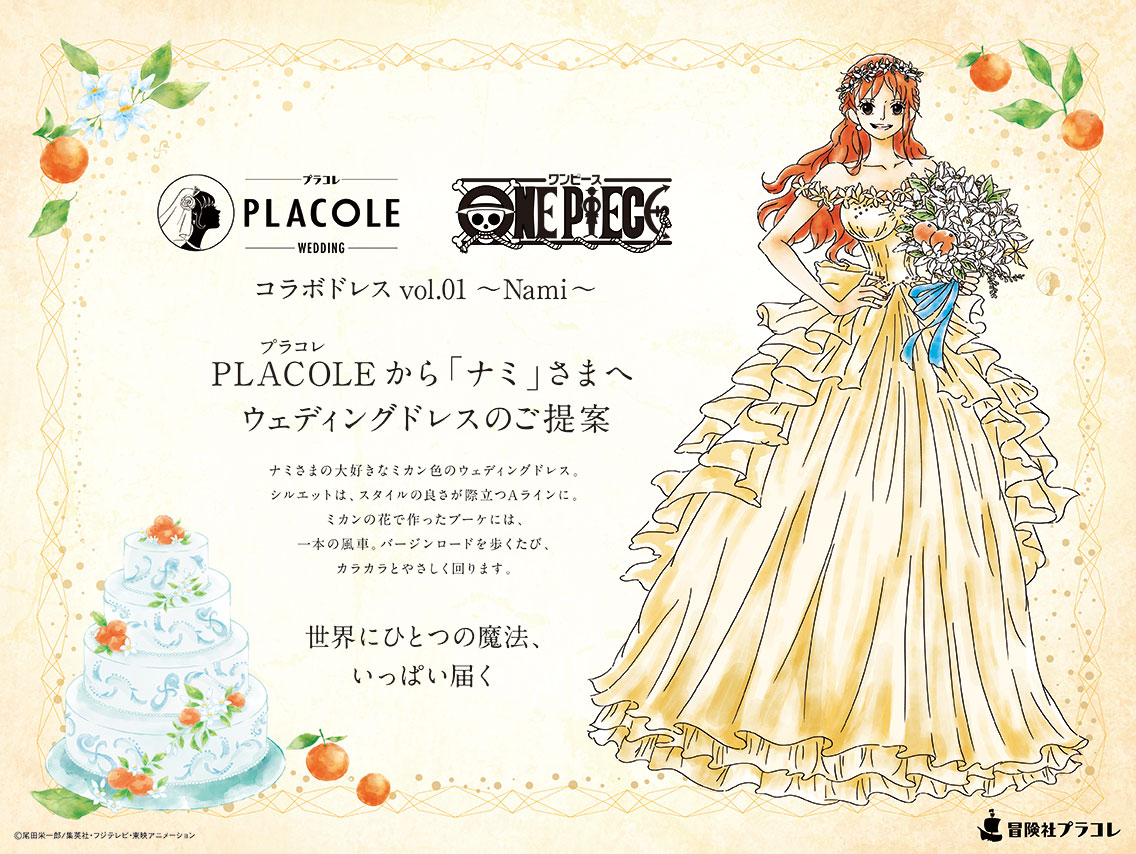 Placole Wedding Collaboration Dresses | One Piece Wiki | Fandom