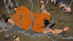 Spartan vaincu sans difficulté par Luffy