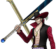 Mihawk w One Piece: Burning Will.