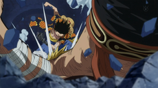 Luffy derrota a Bellamy 2