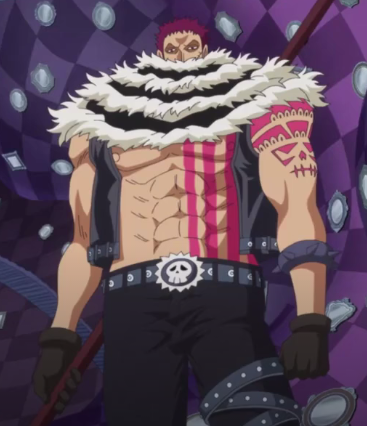 Baby 5 - Katakuri consumió la fruta Mochi Mochi, una fruta