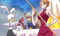 Nami and Carrot Defend the Vinsmokes