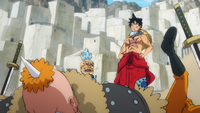 Luffy and Hyogoro in the Sumo Inferno