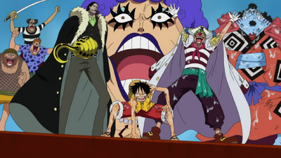 Luffy and Impel Down Allies at Marineford