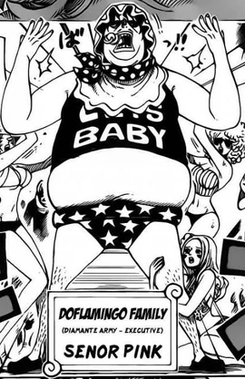 Сеньор Пинк в манге.