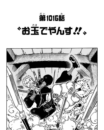 Chapter 1016 One Piece Wiki Fandom