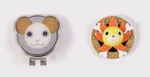One Piece Golf Ball Marker Clip Type Merry and Sunny ver