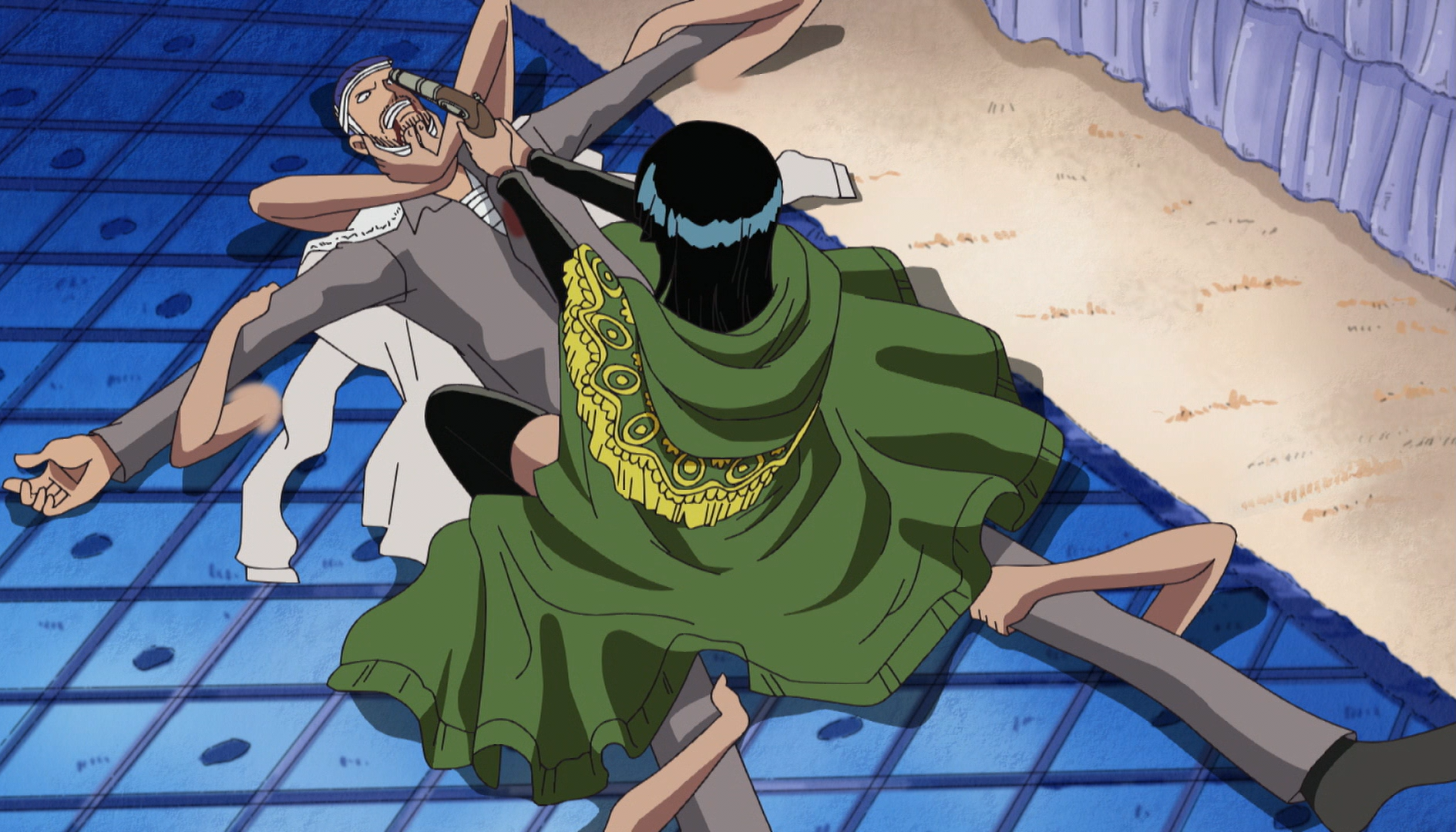 nico robin lutando com seus poderes