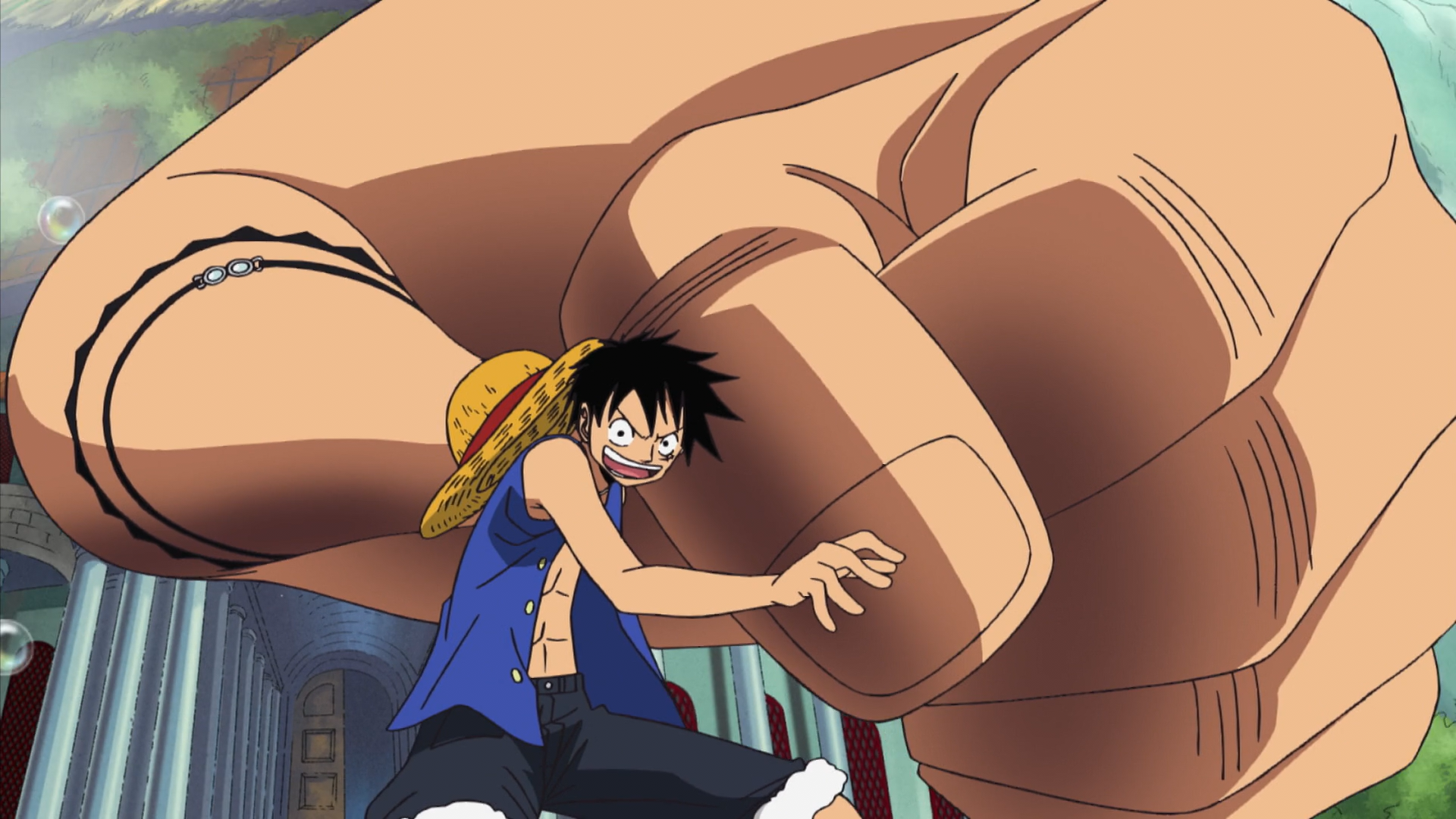 Luffy-rebaixado gear 5 