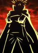 Sylwetka Rocka w anime.