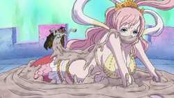 Caribou Mencoba Menangkap Shirahoshi