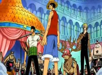 Franky family vs luffy zoro sanji chhopper