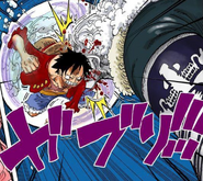 Luffy and Hody Jones