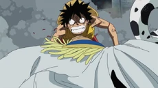 Dalmatian usa el shigan, en Luffy.