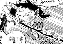 Gunko redirecting an attack aimed at her.