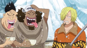 Pike e Sanji Comemorando