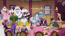 Piratas de Big Mom reunidos