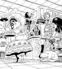 One Piece Film: Gold. Baccarat color model sheet, Character design,  Official reference, Settei