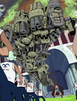 Kidd assembla un braccio metallico