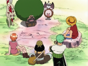 Gaimon's meeting in the anime.