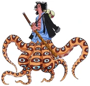 Grafika koncepcyjna Hyouzou z anime.