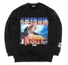MIW x One Piece Crew Neck Sweat (Peace) Black