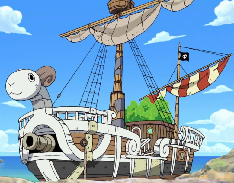 Descubra as origens pirata e viking dos navios da série 'One Piece