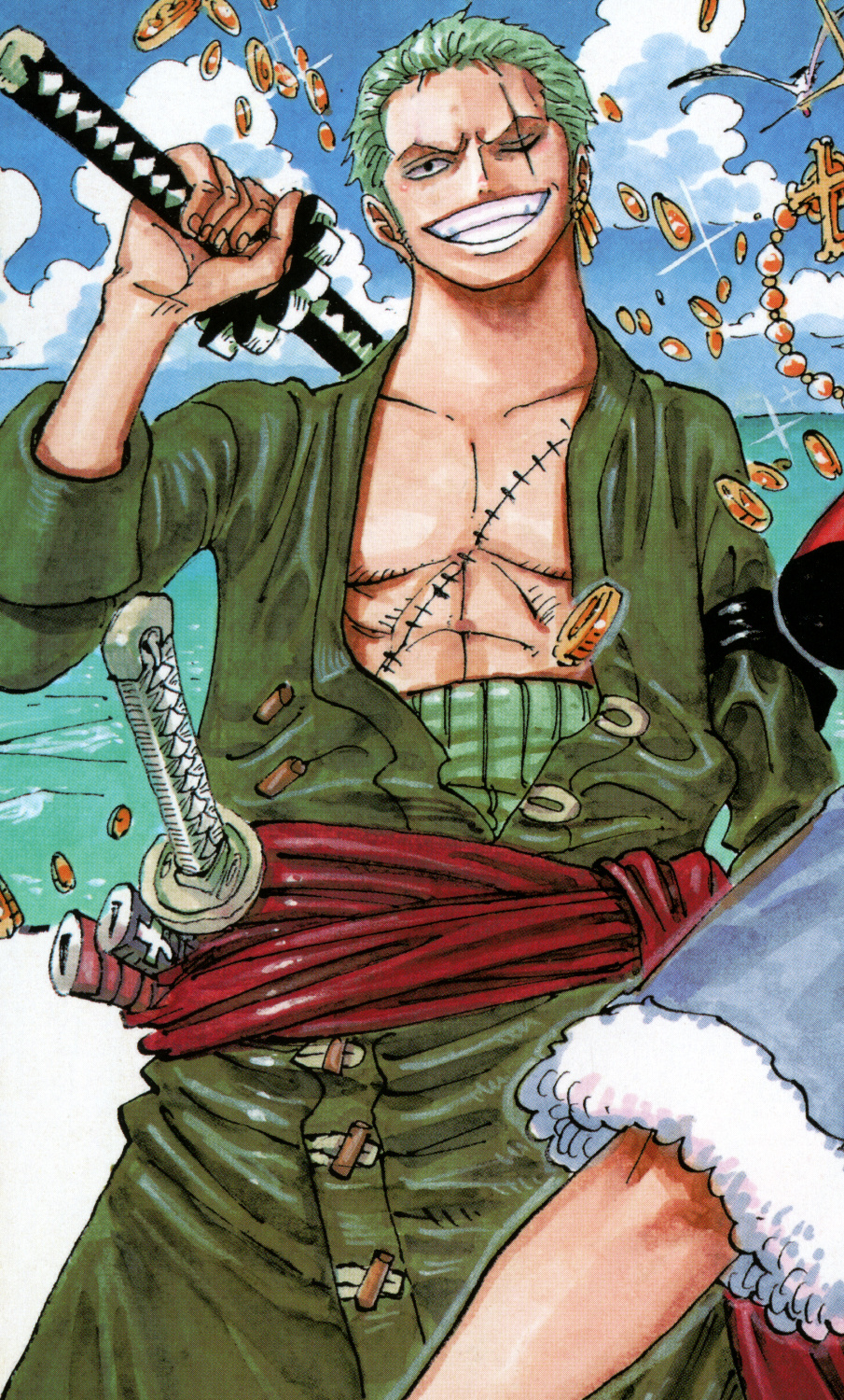 roronoa zoro new world drawing