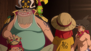 Luffy avec Mobston