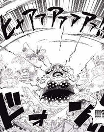 Big Mom Crie et Libère Son Haki des Rois