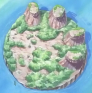 Kumate Island in the Anime