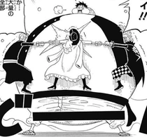 Luffy as Yukidaru Luffy.