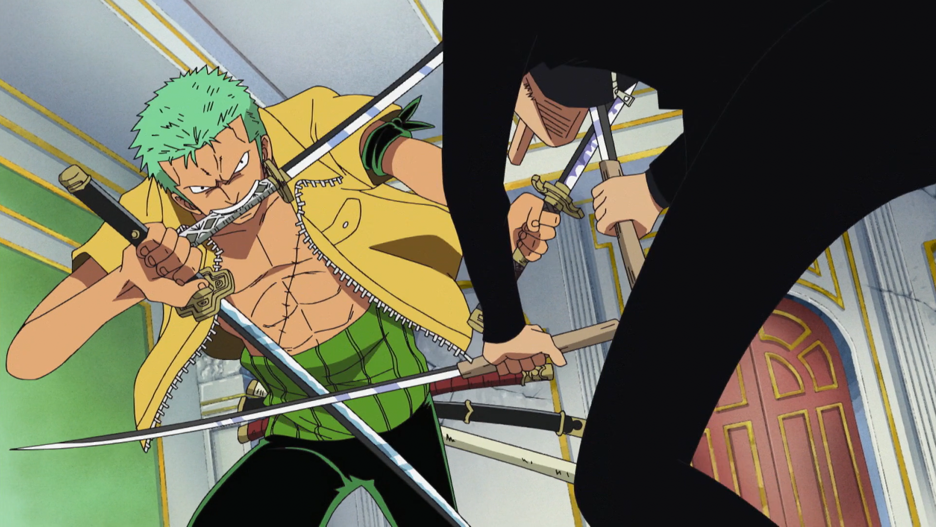 Luffy's sword and spear: Zoro and Sanji. : r/OnePiece