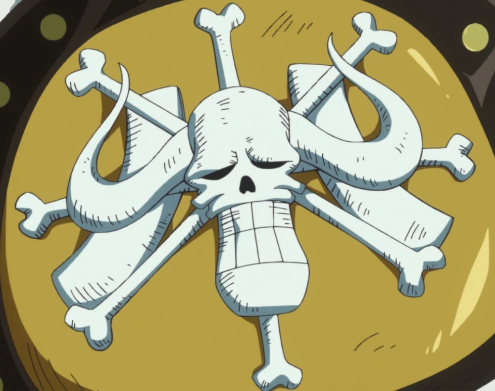 Figurine Drapeau L'Équipage Des Pirates Roger - One Piece - WCF