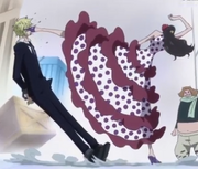 Violet Kicks Sanji