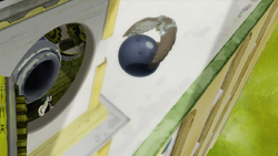 Pell saving Alubarna from the bomb.