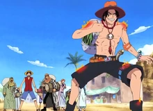 Luffy e sua equipe são salvos por Ace.