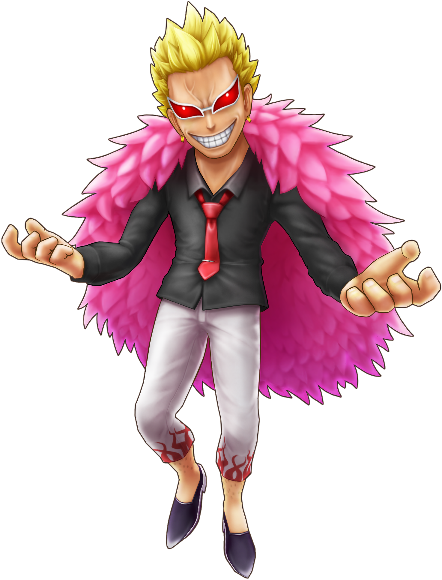 Anime One Piece Joker Donquixote Doflamingo Eyes Sunglasses