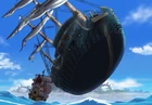 Issho lévite un navire de guerre