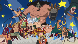 Les Gladiateurs Battent les Pirates de Doflamingo