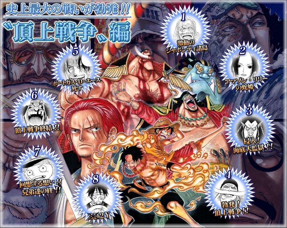 one piece marineford war arc episode list