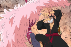 Doflamingo ataca a kin'emon