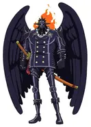 Arte conceitual de King no anime