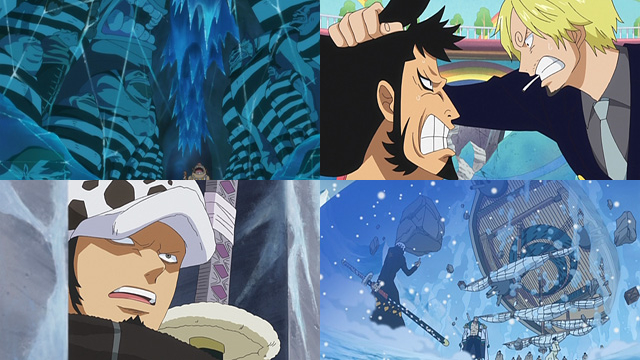 Episodio 585 Il Membro Della Flotta Dei Sette Trafalgar Law One Piece Wiki Italia Fandom