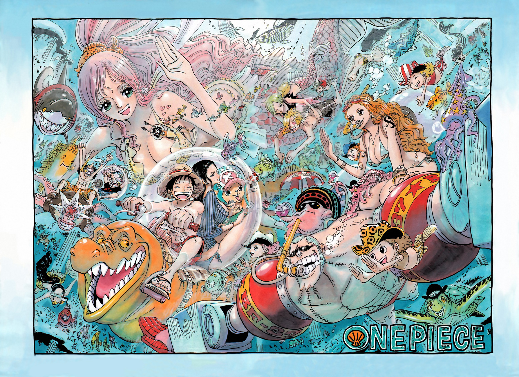 Read One Piece Chapter 453 : Cloudy With A Small Chance Of Bone on