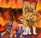 Luffy and Hyoutauros