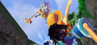 Popora Attacks Luffy
